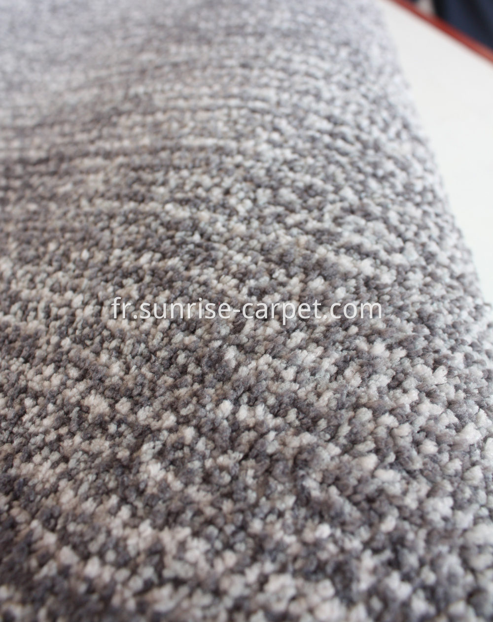 microfiber shaggy with design short pile grey